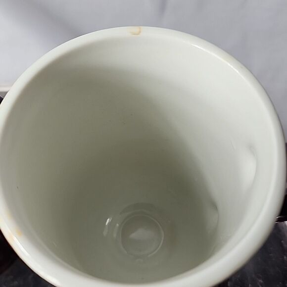 Vintage Chocolate Brown Hall Pottery Pedestal Mugs Set of 4 - Picture 12 of 14